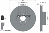Передний тормозной диск 92134400 TEXTAR