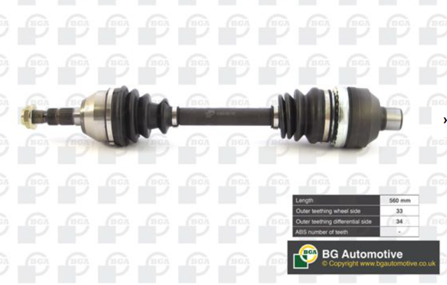 DS9516R BGA Правая полуось купить в Винница