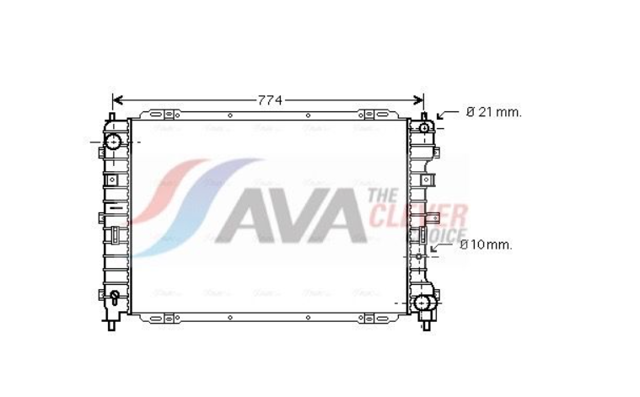 Радиатор FD2375 AVA