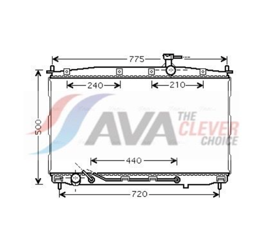 Радиатор HY2174 AVA