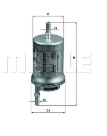 KL1766D MAHLE Фильтр топливный купить в Львов