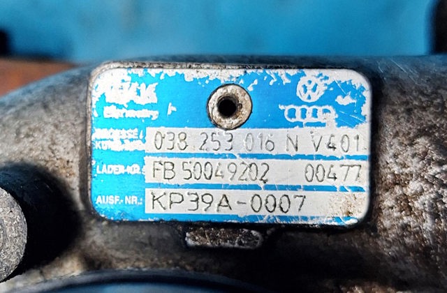 VAG 038253016N Турбина в наличии Тернополь