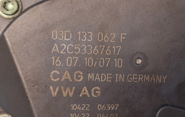 03D133062F VAG Дроссельная заслонка купить в Ирпень