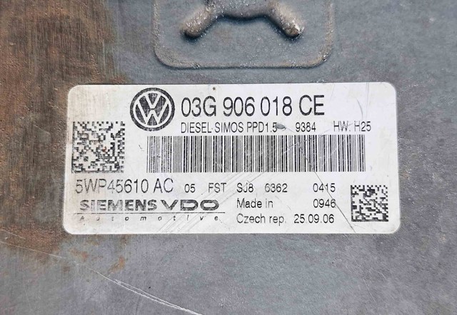 03G906018CE VAG Модуль управления (ЭБУ) двигателем купить в Харьков