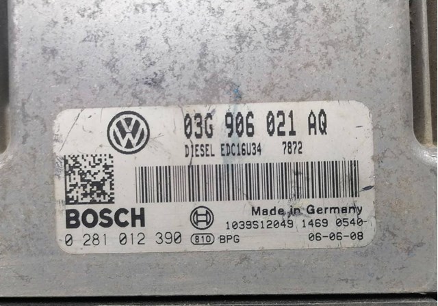 VAG 03G906021AQ Блок управления двигателем в наличии Днепр