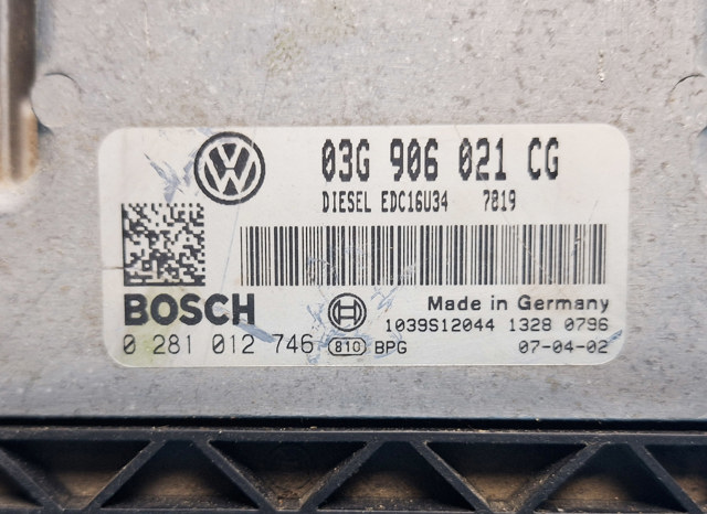 VAG 03G906021CG Модуль управления (ЭБУ) двигателем в наличии Запорожье
