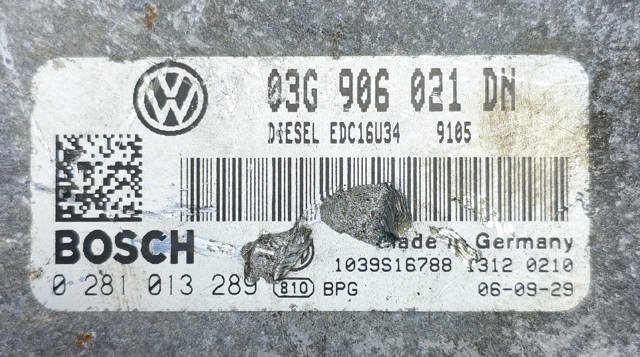 VAG 03G906021DN Модуль управления (ЭБУ) двигателем в наличии Ужгород