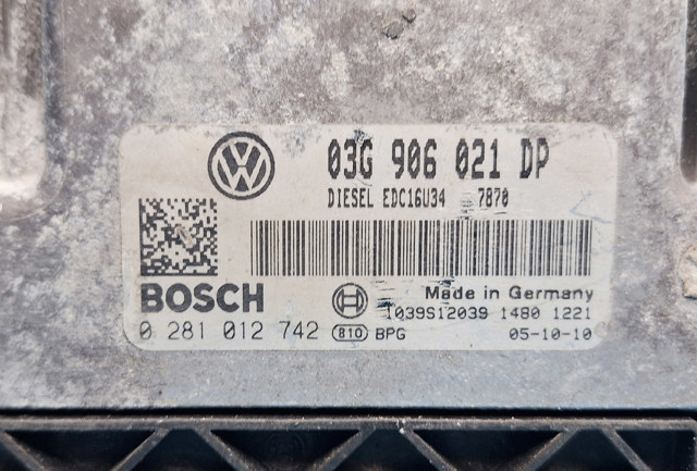 VAG 03G906021DP Модуль управления (ЭБУ) двигателем в наличии Черкассы