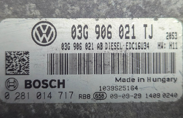 VAG 03G906021TJ Модуль управления (ЭБУ) двигателем в наличии Ужгород
