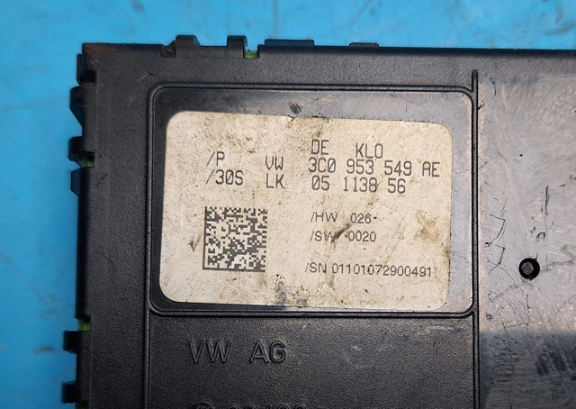 3C0953549AE VAG Модуль управления (ЭБУ) подрулевыми переключателями купить в Ирпень