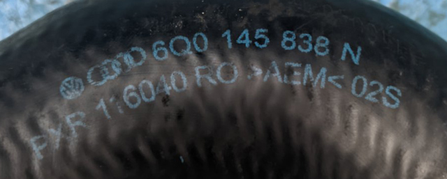 6Q0145838N VAG Шланг (патрубок) интеркуллера купить в Кривой Рог