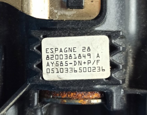 8200381849 Подушка безопасности (AIRBAG) водительская купить Винница