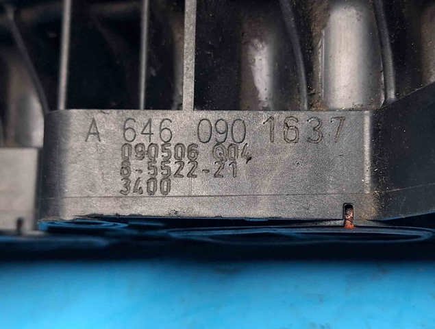 A6460901637 MERCEDES Впускной коллектор купить в Харьков