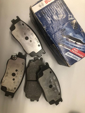 Колодки тормозные дисковые комплект 0986495087 BOSCH