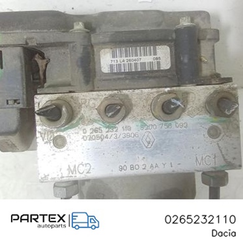 0265232110 RENAULT Блок АБС купить в Ровно