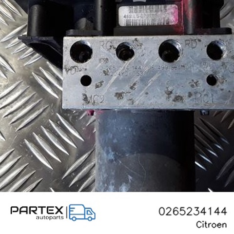 Блок управления АБС  0265234144 PEUGEOT