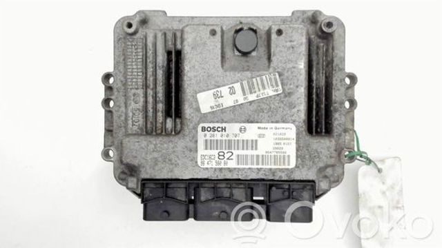 Компьютер двигателя 0281010707 PEUGEOT