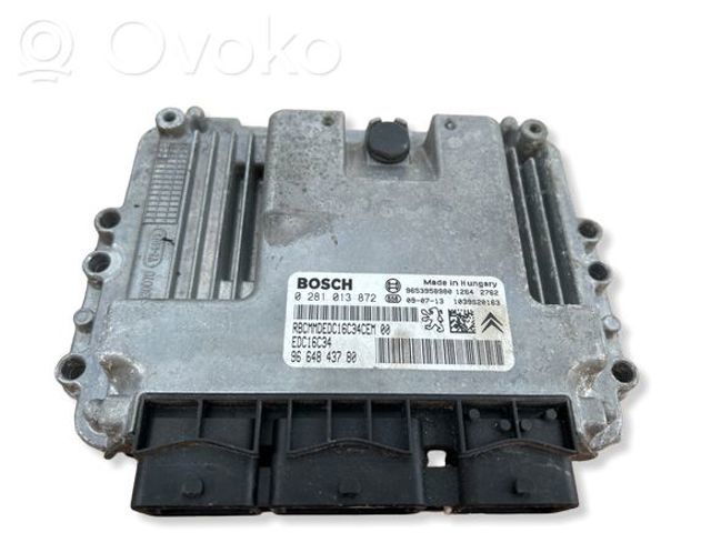 Модуль управления двигателем 0281013872 PEUGEOT