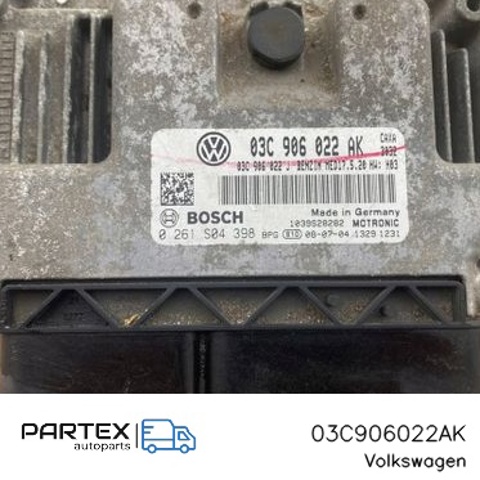 ЭБУ двигателем 03C906022AK VAG