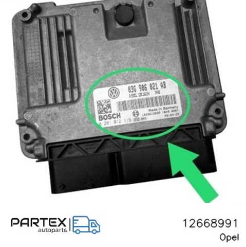 Мозги двигателя 12668991 OPEL