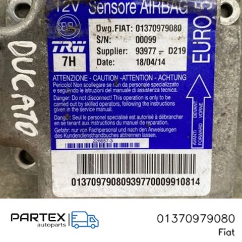 1370979080 FIAT Модуль-процессор управления подушкой безопасности (ЭБУ AIRBAG) купить в Одесса