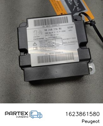 Модуль-процессор управления подушкой безопасности (ЭБУ AIRBAG) 1623861580 PEUGEOT