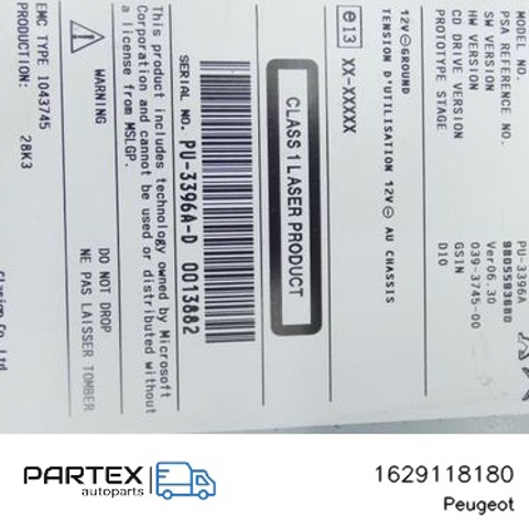 1629118180 PEUGEOT купить в Полтава