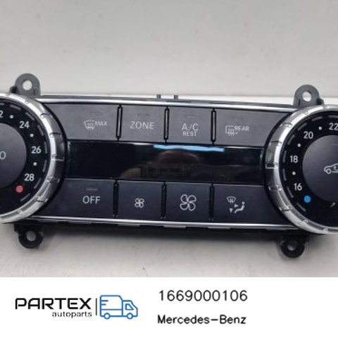 MERCEDES A1669000106 Блок управления режимами отопления/кондиционирования в наличии Киев