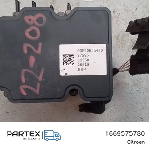 PEUGEOT 1669575780 Блок управления АБС (ABS) гидравлический в наличии Кривой Рог