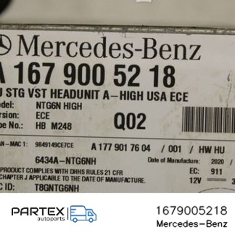 MERCEDES A1679005218 в наличии Полтава