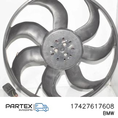 BMW 17427617608 Диффузор вентилятора в сборе с мотором и крыльчаткой в наличии Украина
