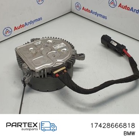 17428666818 BMW Диффузор радиатора охлаждения, в сборе с мотором и