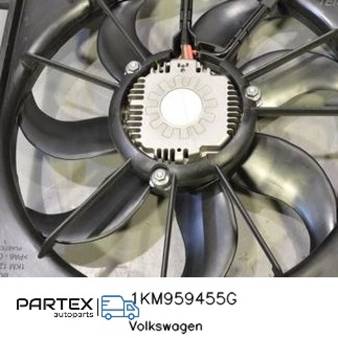 VAG 1KM959455G Электровентилятор охлаждения в сборе (мотор+крыльчатка) левый в наличии Хмельницкий