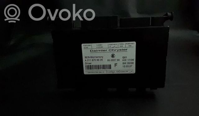 2118709926 MERCEDES Сиденье переднее левое купить в Черкассы
