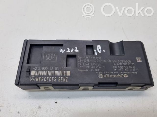 2129004203 MERCEDES Модуль управления (ЭБУ) открытия крышки багажника (двери 3/5-й задней) купить в Харьков