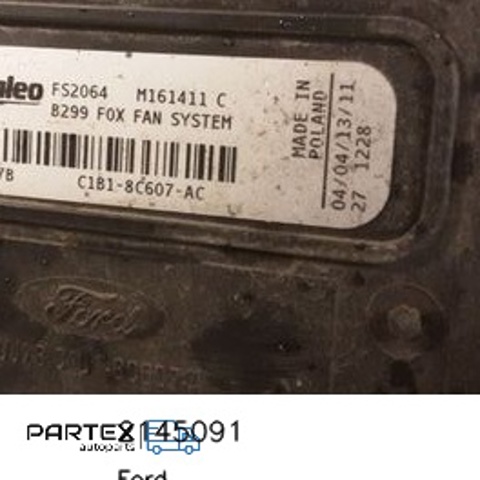 FORD 2145091 Диффузор радиатора охлаждения, в сборе с мотором и крыльчаткой в наличии Каменское