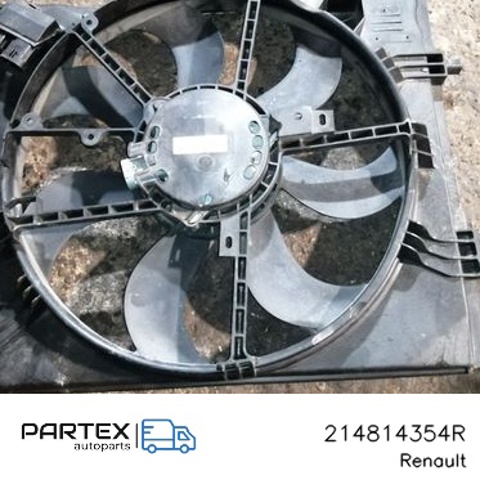 RENAULT 214814354R Диффузор радиатора охлаждения, в сборе с мотором и крыльчаткой в наличии Полтава