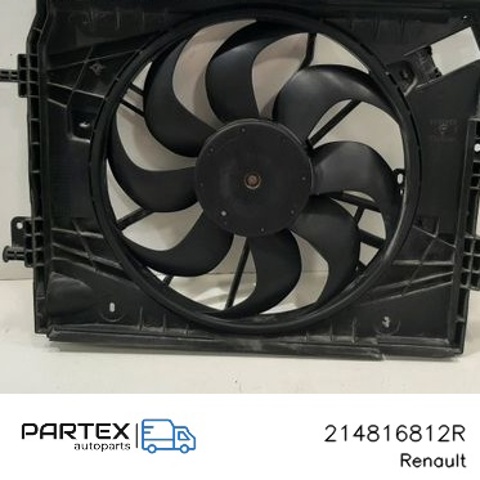 214816812R RENAULT Диффузор вентилятора в сборе с мотором и крыльчаткой купить в Павлоград