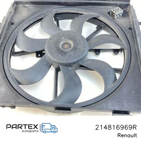 214816969R RENAULT Диффузор вентилятора в сборе с мотором и крыльчаткой купить в Винница