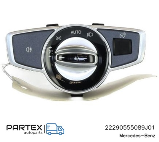 MERCEDES A22290555089J01 Переключатель света фар на "торпедо" в наличии Кривой Рог