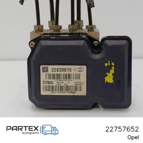 Блок управления ABS 22757652 OPEL