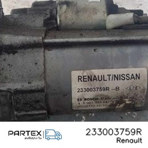 RENAULT 233003759R Стартер в наличии Житомир