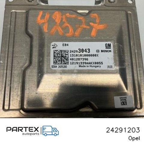 Компьютер двигателя 24291203 OPEL