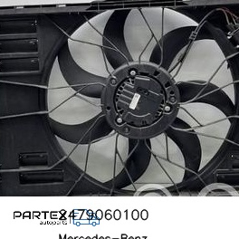 MERCEDES A2479060100 Диффузор радиатора кондиционера, в сборе с крыльчаткой и мотором в наличии Винница