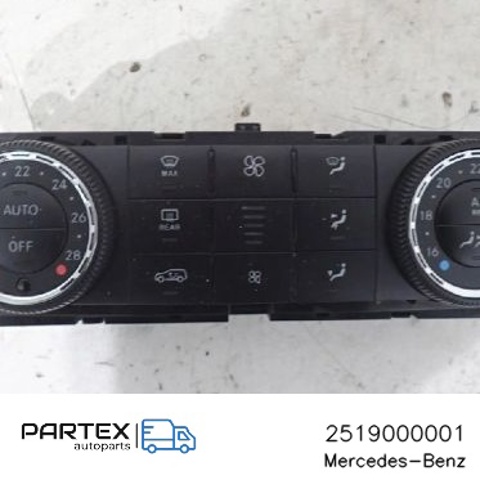 MERCEDES 2519000001 Блок управления режимами отопления/кондиционирования в наличии Винница
