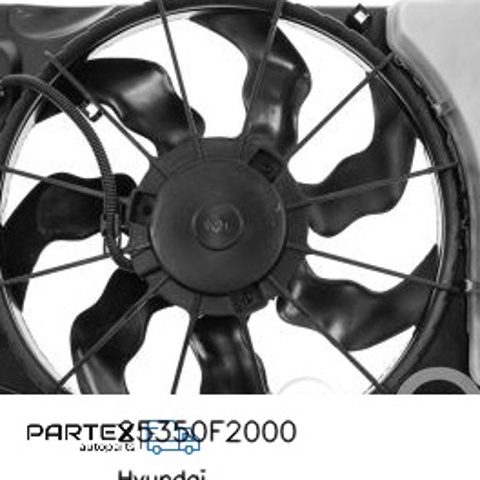 HYUNDAI 25350F2000 Диффузор радиатора охлаждения в наличии Житомир