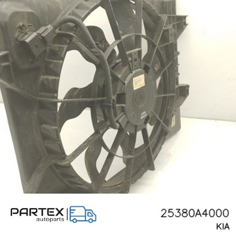 25380A4000 Диффузор радиатора охлаждения, в сборе с мотором и крыльчаткой купить Запорожье