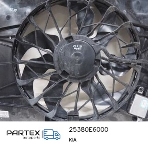 25380E6000 Диффузор радиатора охлаждения, в сборе с мотором и крыльчаткой купить Черновцы