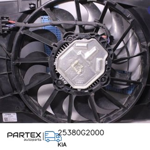 25380G2000 Диффузор радиатора охлаждения, в сборе с мотором и крыльчаткой купить Полтава