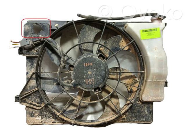 HYUNDAI 25380H8150 Диффузор радиатора охлаждения, в сборе с мотором и крыльчаткой в наличии Николаев